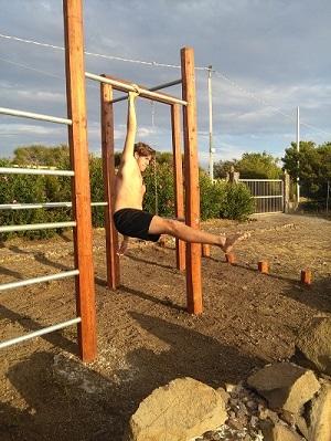 Calisthenics park van sardinietrips op Sardinie